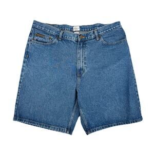 Vintage 90s Calvin Klein Jean Shorts Mens Size 38 Blue Denim Jorts Grunge Skater